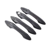 LJWAN Couvercles pour Poignées de Porte Auto pour Hyundai IX35 2009-2017, Poignée De Porte De Voiture Couverture Garniture Autocollants Style,Regular Handles-Carbon Fiber