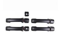 LJWAN Couvercles pour Poignées de Porte Auto pour Toyota Tundra 2007-2021, Poignée De Porte De Voiture Couverture Garniture Autocollants Style, Single-Hole Handle Set 9 Pieces- Matte Black