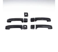 LJWAN Couvercles pour Poignées de Porte Auto pour Toyota Tundra 2007-2021, Poignée De Porte De Voiture Couverture Garniture Autocollants Style, Single-Hole Handle Set 9 Pieces- Carbon Fiber