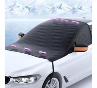 LJWAN Couverture Pare-Brise Voiture pour Peugeot Partner Tepee 2008-2018, Protection Pare Brise Hiver Protege Givre Avant Magnétique Couverture Contre