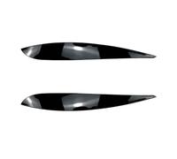 LJWAN Kit Sourcils Phare Voiture pour Volkswagen Polo 9n 2005-2009, Autocollant Tuning Style pour Phares Avant Résistant à la Chaleur et aux UV,Black