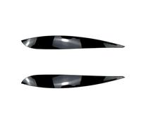 LJWAN Kit Sourcils Phare Voiture pour Volkswagen Polo 9N 2005-2009, Autocollant Tuning Style pour Phares Avant Résistant à la Chaleur et aux UV,Black
