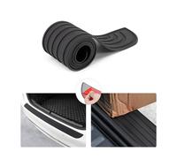 LJWAN Protection Pare Choc Voiture pour Audi Q5 8R 2008-2017, Bande De Seuil Arrière Plaque Anti-Rayures Caoutchouc Autocollante Protecteur,SUV 9cm*104cm-A-black