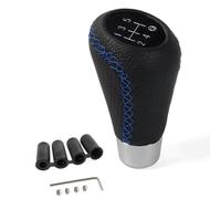 LJWAN Vitesses Pommeau pour Volvo XC60 2015-2017,5 Vitesses Transmission Manuelle Levier Handball Poignée Levier Stick Bouton 4 Adaptateur,C/Black Blue Line