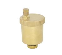 LJWWEI Chauffage au sol - Valve d'échappement automatique - En laiton - Vanne de vidange verticale - Chauffe-eau