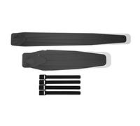 LjwZekyrnt 1 paire de garde-boue avant et arrière universels en résine pour vélo (noir)