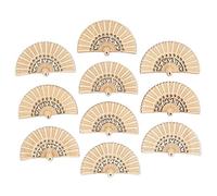 LjwZekyrnt 10 pièces boucle d'oreille en bois pendentif léger Durable confortable élégant Simple boucle d'oreille en bois vierges (03)