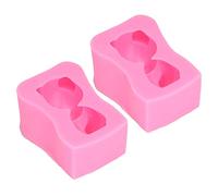 LjwZekyrnt 2 pièces Moule Ours Rose DIY Intéressant Mignon Style élégant Doux Lavable Pratique Fournitures de Cuisine Pratiques pour Gâteau Glace