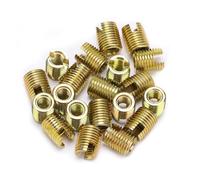 LjwZekyrnt 20 pièces 302 accessoires d'insertion de filetage autotaraudeur en acier au carbone (Intérieur M2*0.4, extérieur M4.5 * 0.5, longueur 6mm)