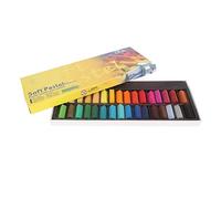 LjwZekyrnt 32 couleurs pastels doux pour artistes bâton de pastels à craie douce pour projets d'artisanat dessin mélange superposition ombrage