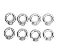 LjwZekyrnt 8 pièces écrous à œil outils de levage extérieurs en acier inoxydable pour yachts de l'industrie océanique bateaux à moteur navires d'assaut (M8)