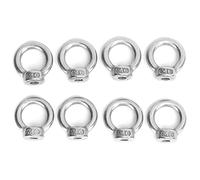 LjwZekyrnt 8 pièces écrous à œil outils de levage extérieurs en acier inoxydable pour yachts de l'industrie océanique bateaux à moteur navires d'assaut (Msh)