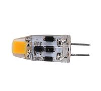 LjwZekyrnt Ampoule G4 2W 200LM 360° Ampoule LED BiPin en Silicone pour Bureau à Domicile AC DC 1224V (Blanc chaud)