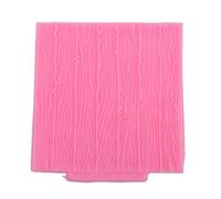 LjwZekyrnt Grain de bois écorce d'arbre Silicone Fondant motif cuisson décoration pour bonbons bac à glace chocolat Gumpaste décoration de gâteau