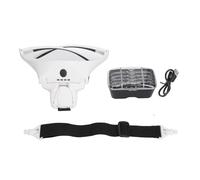 LjwZekyrnt Loupe serre-tête haute définition Dureté 5H Loupe bandeau mains libres rechargeable avec 4 lumières LED
