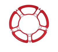 LjwZekyrnt Lp Pédalier à Pétale à Cinq Trous 130BCD Pédalier de vélo Pliant 53T Plaque de Dent de pédalier Unique de vélo (Plaque LP simple pétale 53T rouge)