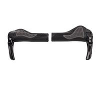 LjwZekyrnt Poignées de Guidon de vélo de Montagne Poignées de vélo en Caoutchouc Souple antidérapantes Résistance aux Chocs Couvercle de poignée en Corne en Caoutchouc