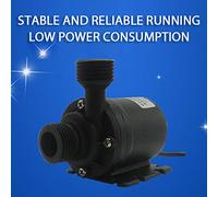 LjwZekyrnt Pompe à Eau à Moteur Submersible sans balais compacte Ascenseur Ultra Silencieux 5M 800L/H Pompes à Eau Submersibles étanches (DC24V)