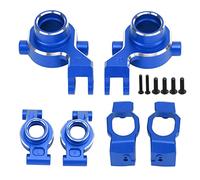 LjwZekyrnt RC Tasse de Direction Sièges d'essieu arrière C Hub Set Accessoires RC en Alliage d'aluminium à Friction réduite pour Voitures RC MAXX 2.0 1/10 (Bleu foncé)