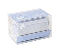 LjwZekyrnt Rouleau de Ruban adhésif Note Polyvalente Forte adhérence Retirez Les Notes Autocollantes à Rouleau Portable pour Les Messages du réfrigérateur (Modèle de grille)