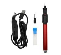 LjwZekyrnt Stylo de Gravure électrique USB Vitesse réglable Mini Graveur électrique Portable pour métal Bois Verre Bijoux en Plastique