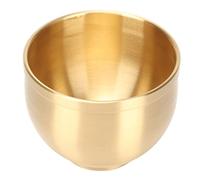 LjwZekyrnt Tasse à thé en laiton, procédé de tréfilage, lissage élégant, durable, tasse à liqueur en laiton brillant pour fête de banquet