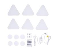 LjwZekyrnt Triangle LED Light Advanced RVB RVB Intelligent Music Sync Mur USB Lumière pour la Salle de Jeux