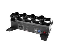 LJXFYSD Machine à Confettis 4 Têtes, Lanceur électrique DMX/Télécommande, Canon Numérique pour DJ, Party Nightclub Concert et Spectacle Angle Réglable