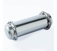 Ljxquisite Capsule temporelle en acier inoxydable - Conteneur verrouillable pour l'avenir, réceptacle temporel à enterrer, étanche, résistant à la corrosion et aux chocs Time Capsule (34cm(13.4in))