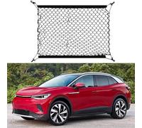 ljxwzh Filet de Coffre de Voiture pour VW ID4 ID5 2021 2022 2023, Filet de Rangement Élastique pour Bagages/Coffre, Poche de Support en Filet en Nylon