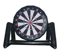 LjyAeono Fléchettes géantes gonflables - Jeu de fléchettes de Football géant - Grands Jeux de Carnaval - Jeux de Plein air géants - Jeu de Jardin et de pelouse géant pour Enfants et Adultes B-4M/13FT