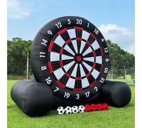 LjyAeono Fléchettes géantes gonflables - Jeu de fléchettes de Football géant - Grands Jeux de Carnaval - Jeux de Plein air géants - Jeu de Jardin et de pelouse géant pour Enfants et Adultes A-3M/10FT