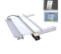 LjyAeono Machine à Cintrer Manuelle pour Plastique Acrylique, Cintreuse De Bandes PVC avec Caisson Lumineux Et Chauffage pour DéCoration, IngéNierie, Fabrication De Panneaux, Vitrines 60CM