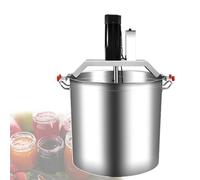 LjyAeono Mixeur électrique Automatique en Acier Inoxydable avec Double Pale d'agitation, Vitesse d'agitation réglable et Fonction de Chauffage, pour la préparation de confitures et de sauces 40L