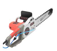 LjyAeono Scie à ChaîNe pour BéTon, Machine De DéCoupe Murale éLectrique avec Alimentation en Eau Humide Et DéPoussiéRage, Moteur en Cuivre Pur, pour Murs, Sols, Portes, Briques Et FenêTres 5800W