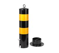 LJYKBFL Borne de sécurité de Hauteur 30 po en Acier avec Bande réfléchissante pour Une visibilité Accrue. Idéale pour Les entrepôts et Les stationnements. Durable et résistante aux intempéries.