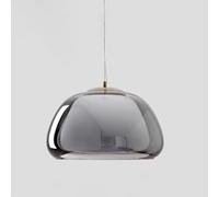 LJYKBFL Lustre en Verre à Double dôme, Suspension Moderne de Style café, idéale pour îlot de Cuisine, Salon, Chambre, Table de Chevet, Salle à Manger, Couloir ou plafonnier (C)