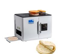 LJYKBFL Machine Automatique à roti, chapati, Tortilla, crêpe, Pain Plat et Pita, Une Touche pour préparer 20 pièces en Une Seule Fois (chapati, Tortillas de Farine, dosas, tawa).