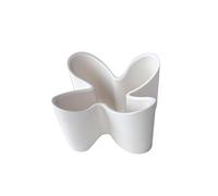 Ljym88 Boîte de rangement de table Organisateur épais à quatre feuilles Support de télécommande Bureau Antidérapant Résistant à l'usure Maison Pratique Accessoire délicat, blanc, Taille unique