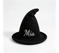 LJYTMZ Chapeau de Sorcière Halloween Personnalisé avec Nom Brodé