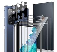 LK 3+3 Verre Trempé Compatible avec Samsung Galaxy S20 FE 4G/5G,3pcs Protection écran et 3pcs Caméra Arrière Protecteur de Sérigraphie avec Cadre d'Installation(Anti-Rayure,Sans Bulles, Ultra-HD)