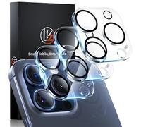 LK 6 Pièces Verre Trempé Compatible avec iPhone 11 Pro 5.8 Pouces,Contenir 3 Pièces Protection écran et 3 Pièces Caméra Arrière Protecteur,Double Protection,Outil d'installation Facile