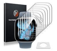 LK 8 Films Protection D'Écran Pour Apple Watch Series 11 46mm HD Transparent Tpu Flexible, Anti-Poussière, Sans Bulles, Capacité D'Auto-Guérison, Couverture Complète Pour iwatch 46mm