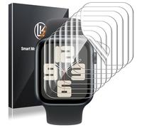 LK 8 Pcs Protection D'écran Pour Apple Watch Series SE2/9/8/7/6 44mm, Couverture Complète, De Qualité Supérieure, Sans Bulles, Couverture Complète, Anti-poussière, Transparent, Tpu