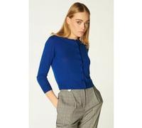 LK Bennett Cd Bonnie - Crew Neck Car Sloane Blue Taille: XL | Cardigans Outlet | Femme | Bleu