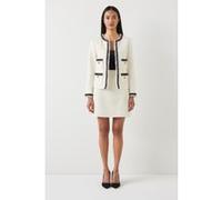 LK Bennett Charlie Jacket Cream Taille: 8 | Blazers Outlet | Femme | Blanche
