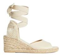 LK Bennett Cs Marianne Peep Toe Espa Ecru Taille: 38 | Espadrilles Outlet | Femme | Marron