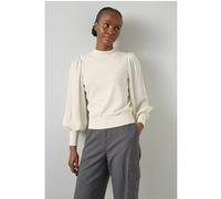 LK Bennett Erica Mixed Sweater Ivory Taille: XS | Pulls Outlet | Femme | Blanche
