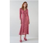 LK Bennett Gabrielle Midi Dress Pink Taille: 38 | Robes Outlet | Femme | Rose