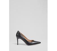 LK Bennett LK Bennett Black Floret New Leather Pointed Courts Black eu35uk2